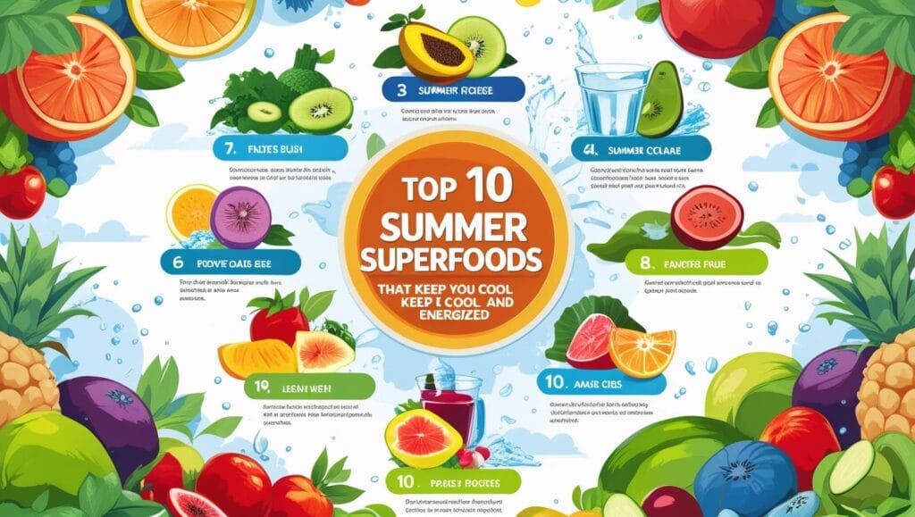 Top 10 "Summer Superfoods" That Keep You Cool and Energized.